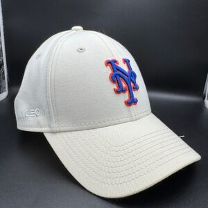 New York Mets New Era 39THIRTY Hat Cream Haleon MLB Stretch Fit Medium Large